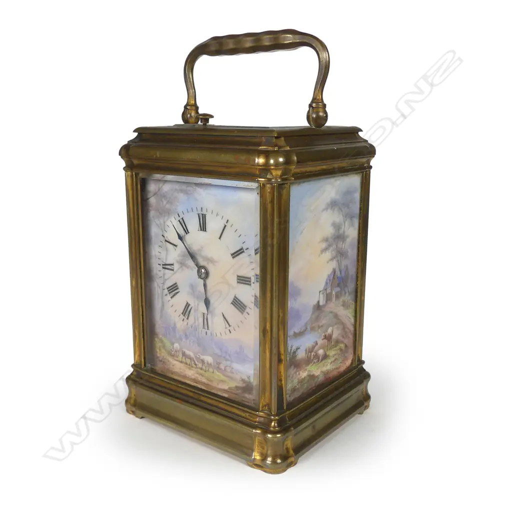 A quality 19thC French repeater carriage clock Image 1++