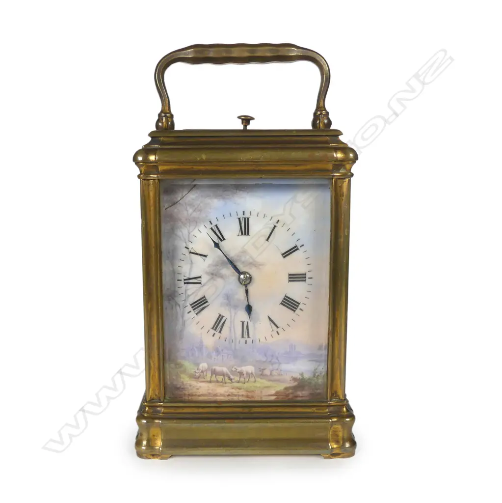 A quality 19thC French repeater carriage clock Image 1++