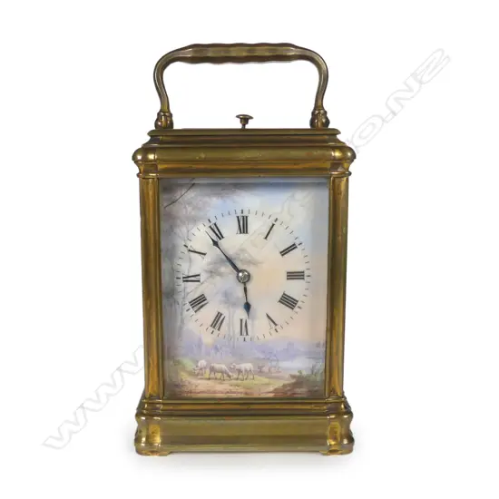 A quality 19thC French repeater carriage clock