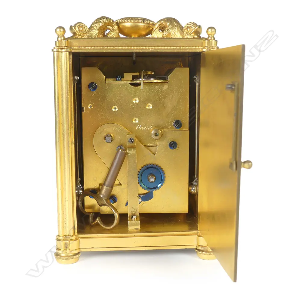 An exceptional quality Victorian carriage clock in the manner of Thomas Cole Image 1++