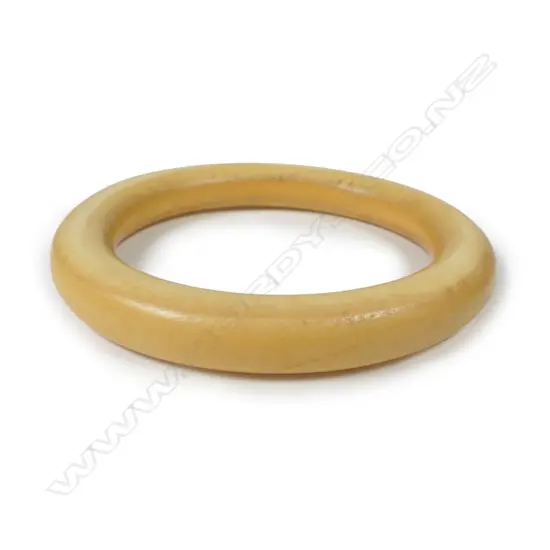 A vintage ivory bangle