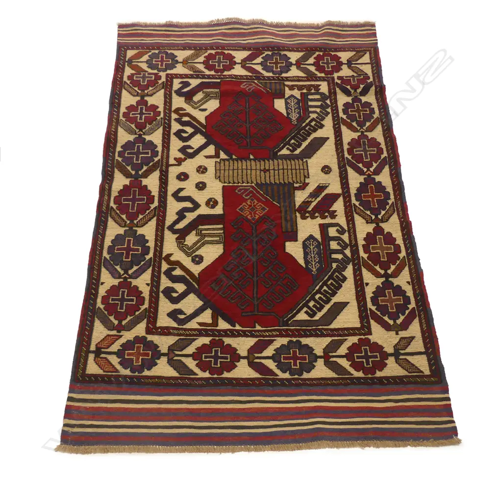 A Berjusta mixed weave rug Image 1++