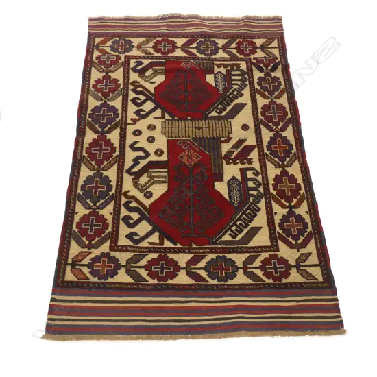 A Berjusta mixed weave rug