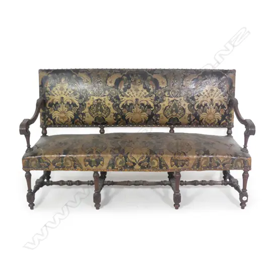 A 19thC French Renaissance style settee