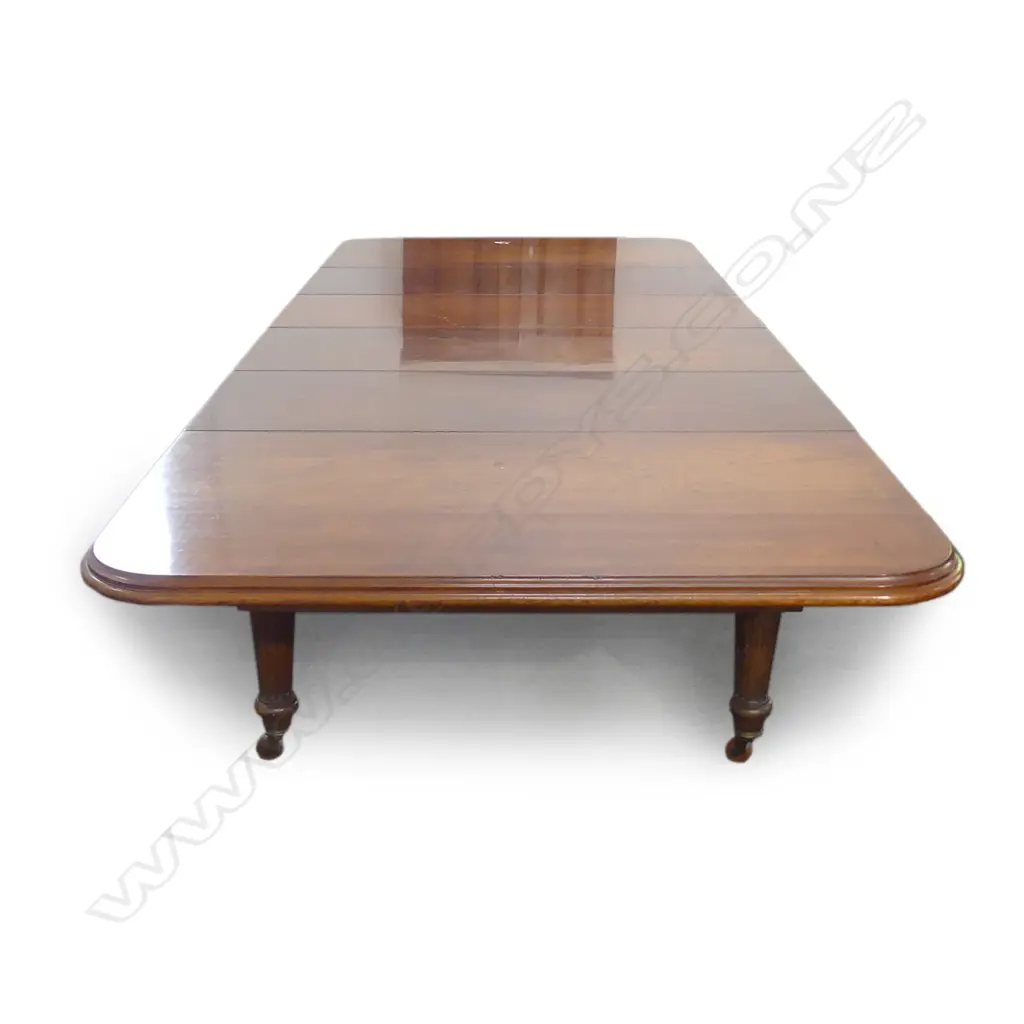 A Victorian mahogany banqueting table Image 1++