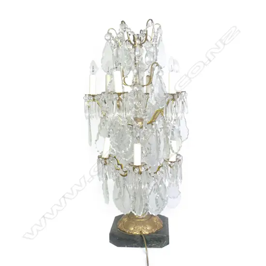A French ‘Hollywood Regency’ table chandelier