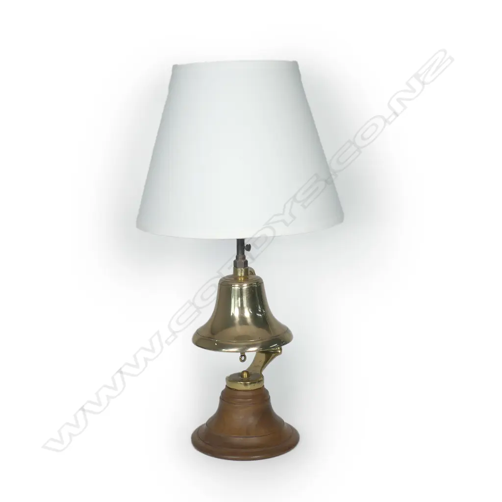 An antique brass ship's bell Image 1++