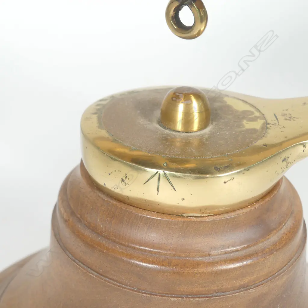 An antique brass ship's bell Image 1++