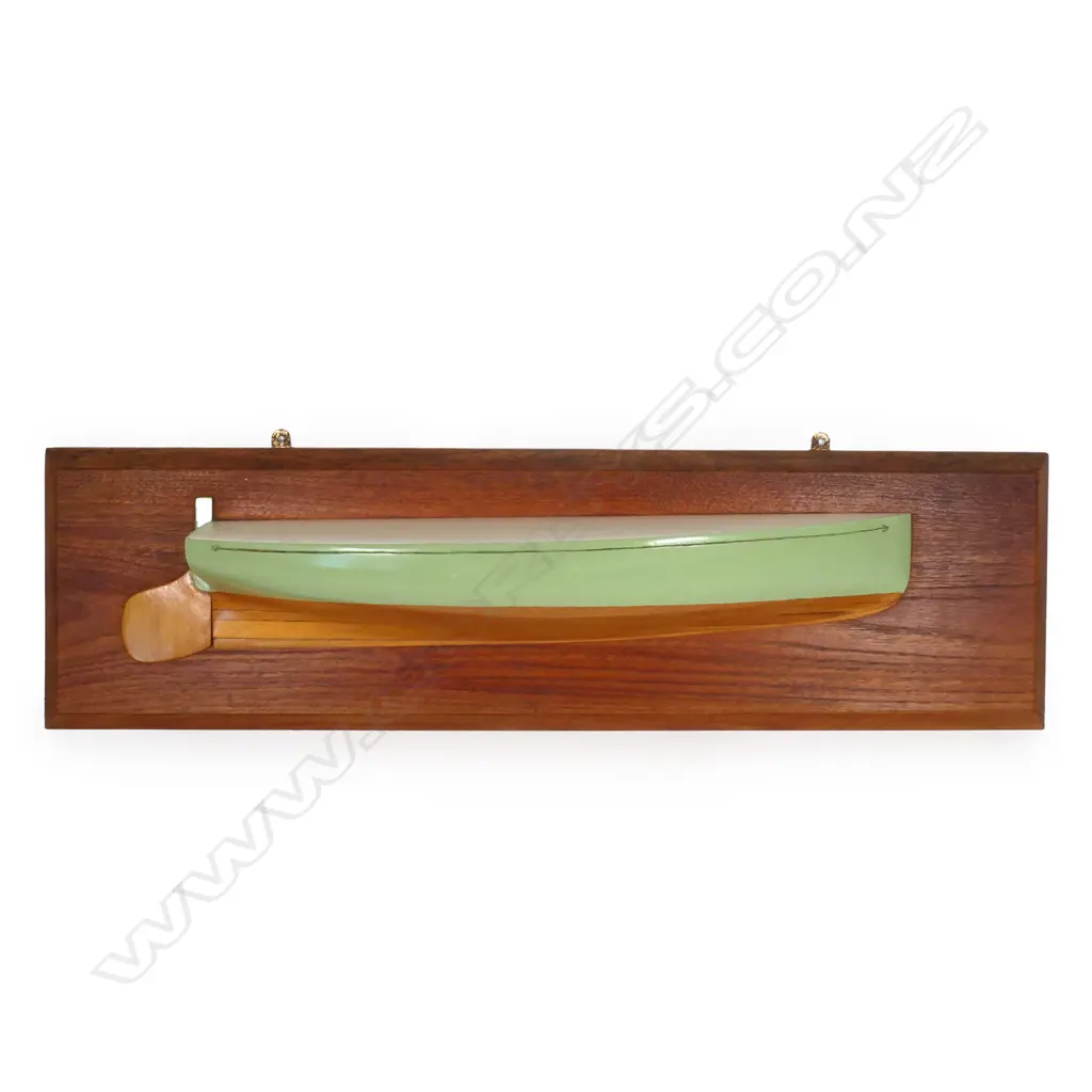 A vintage kauri half model L-Class mullet boat Image 1++