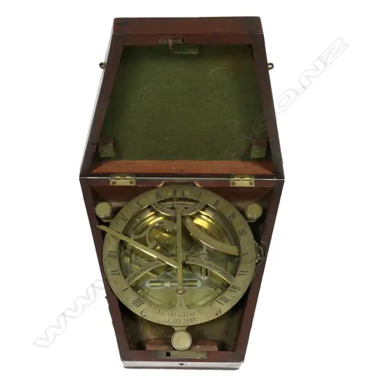 An early 19thC brass universal equinoctial sundial