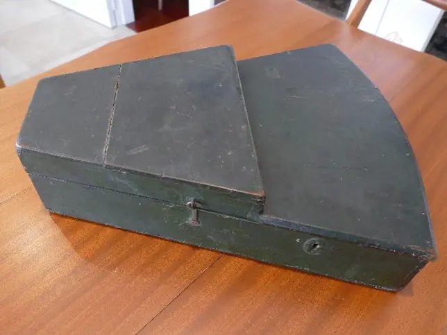 14-inch radius mahogany octant Image 1++