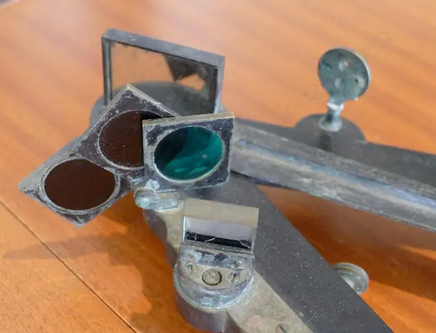 14-inch radius mahogany octant Image 1++