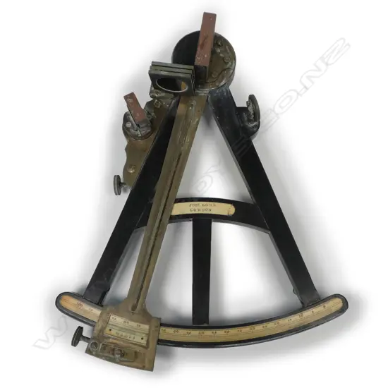 10-inch radius ebony frame and limb octant