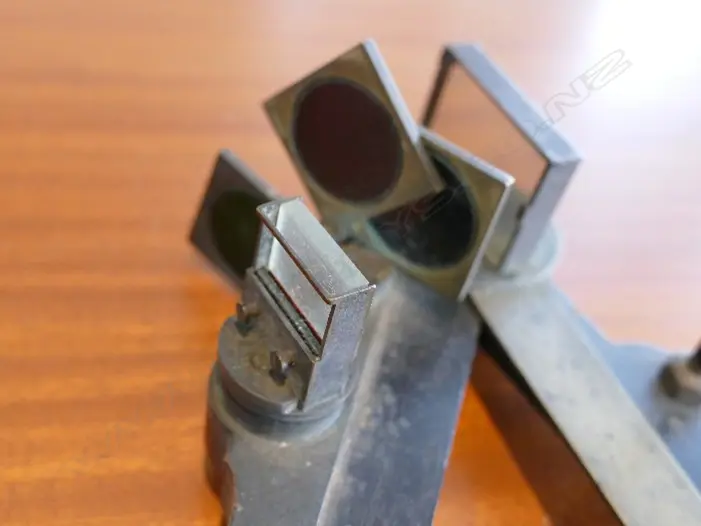 10-inch radius ebony frame and limb octant Image 1++