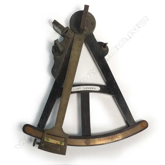 10-inch radius ebony frame and limb octant