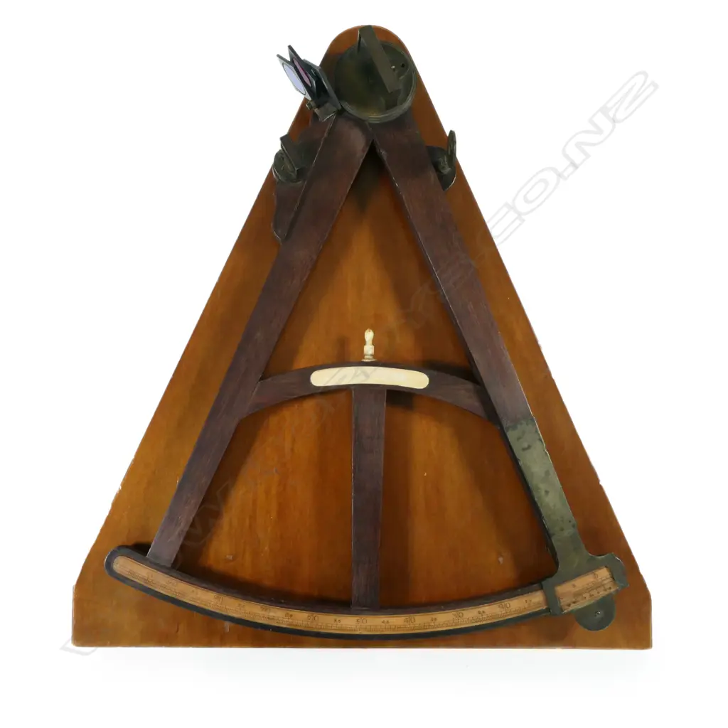 16-inch radius mahogany octant Image 1++