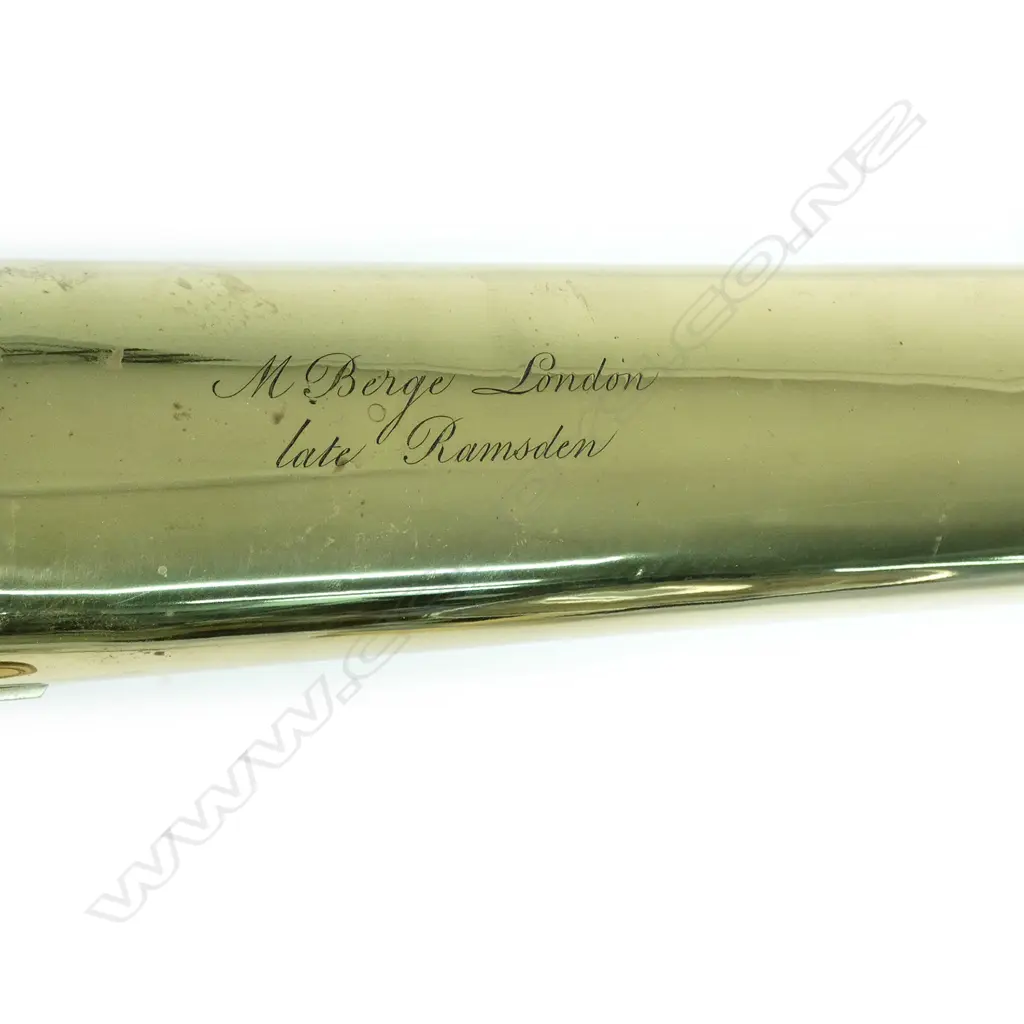 A 19thC brass library telescope Image 1++