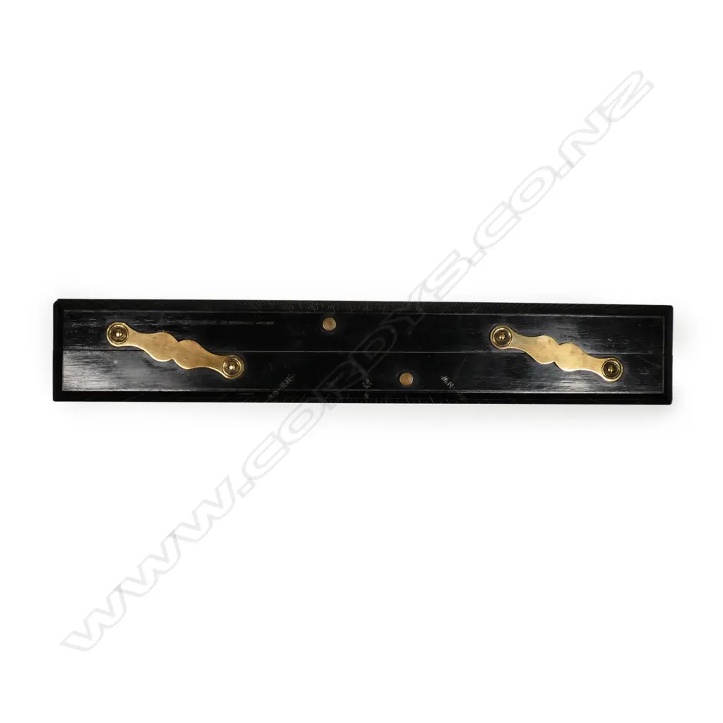 A 15-inch ebony parallel rule Image 1++