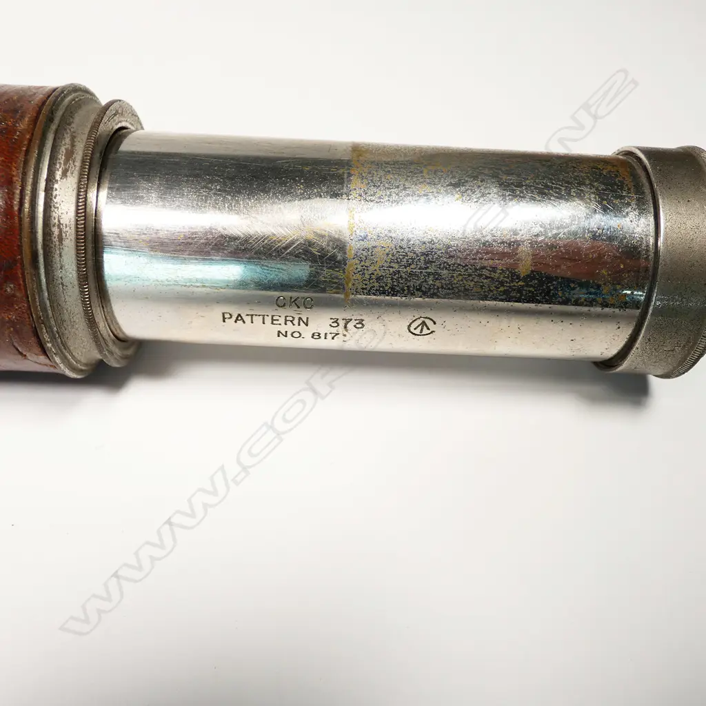 Three draw brass telescope 'Brittanic' by B.C & Co Image 1++