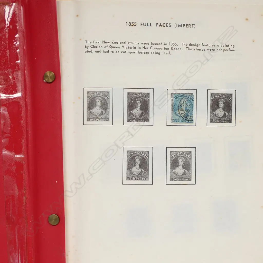 A N.Z. used stamp collection Image 1++