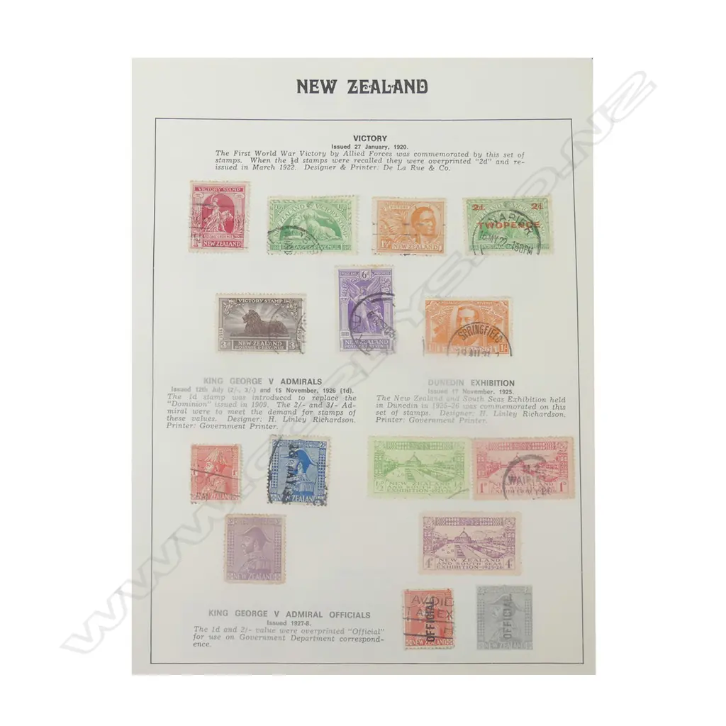 A good near complete N.Z. stamp collection Image 1++
