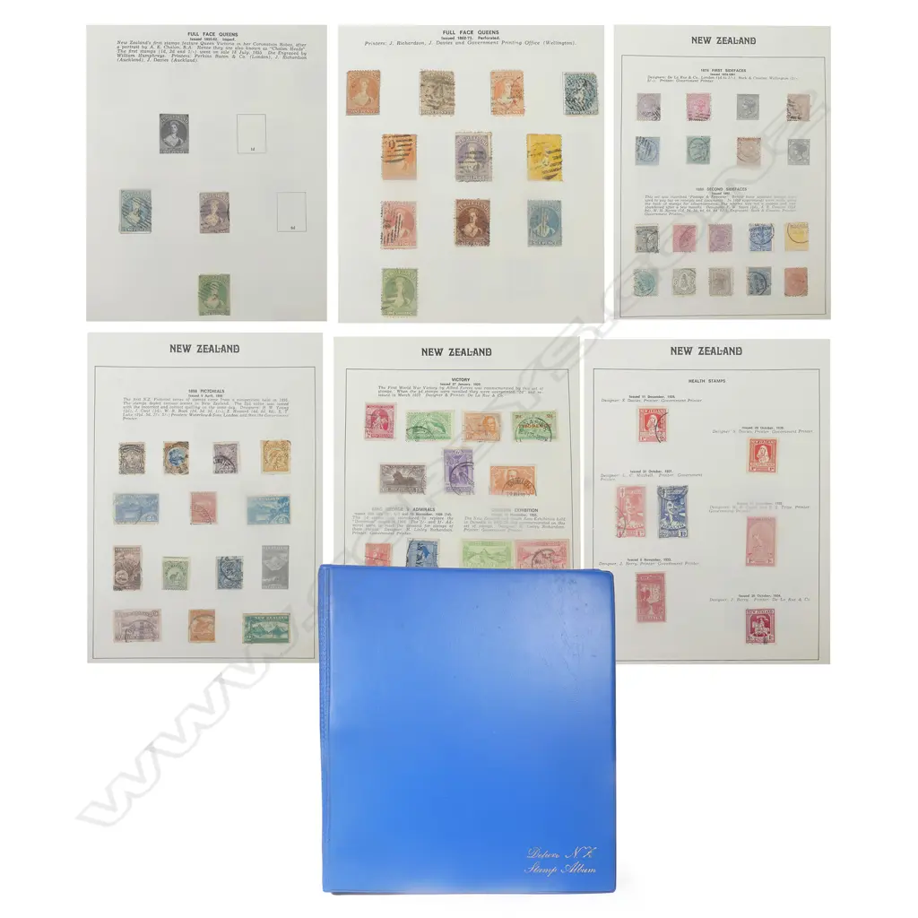 A good near complete N.Z. stamp collection Image 1++