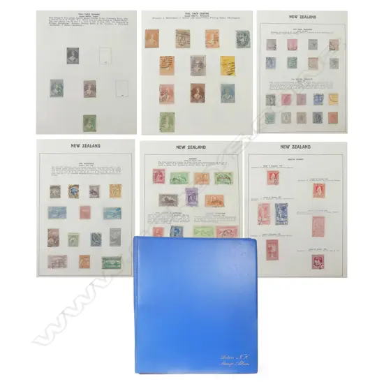 A good near complete N.Z. stamp collection