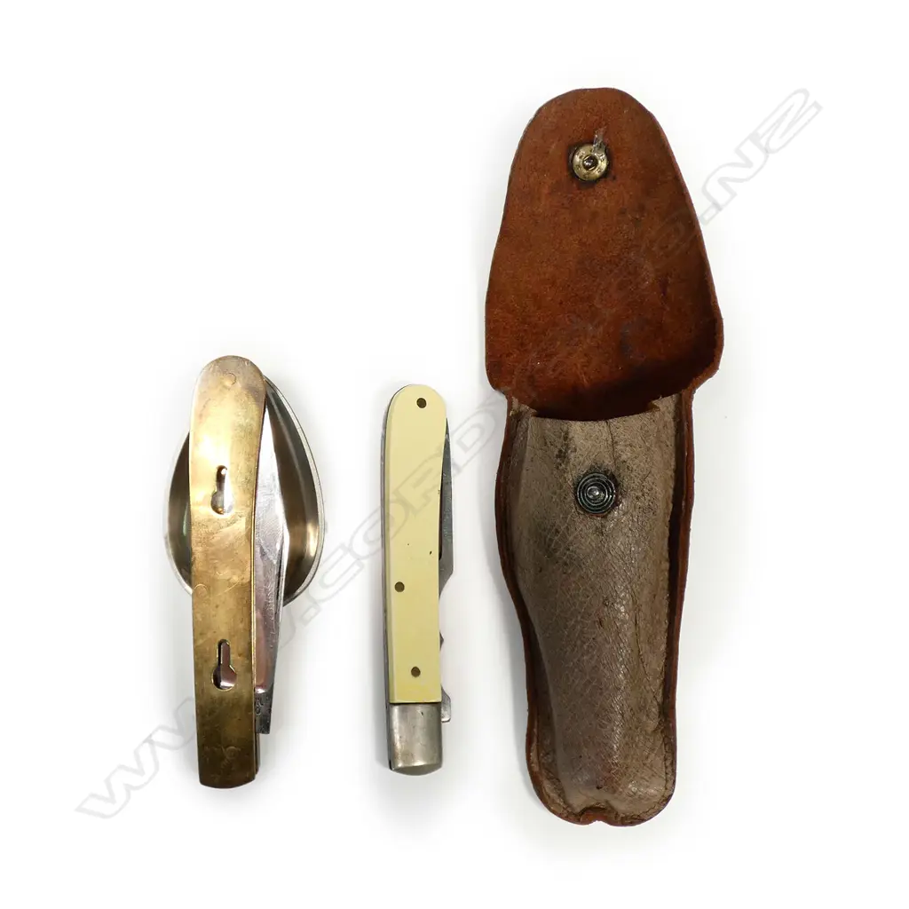 A folding knife fork and spoon set by Maniago Cutlers Image 1++