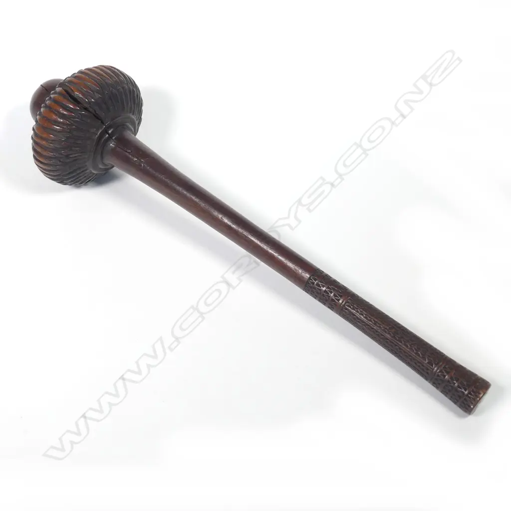 A 19thC Fijian ula throwing club Image 1++
