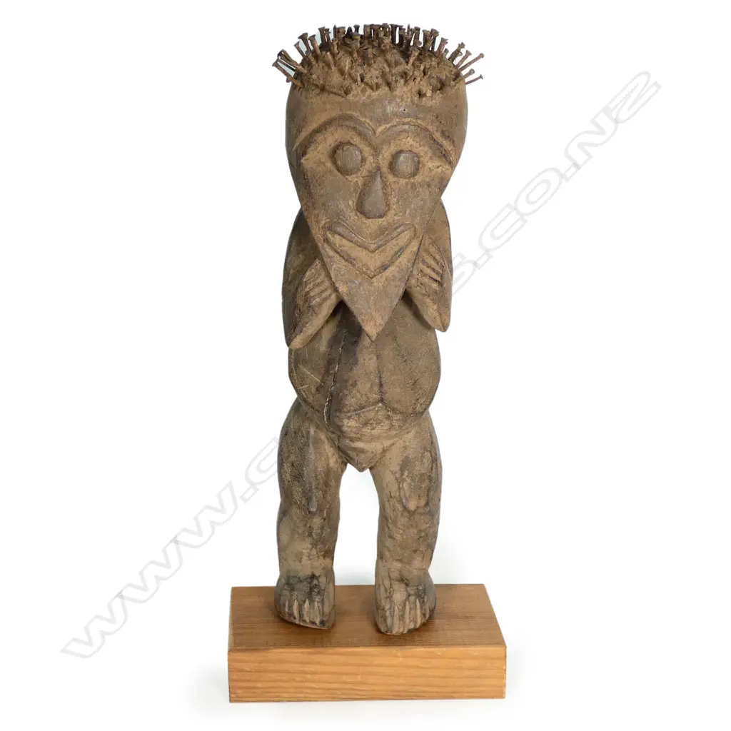 An African wood tribal figure Image 1++