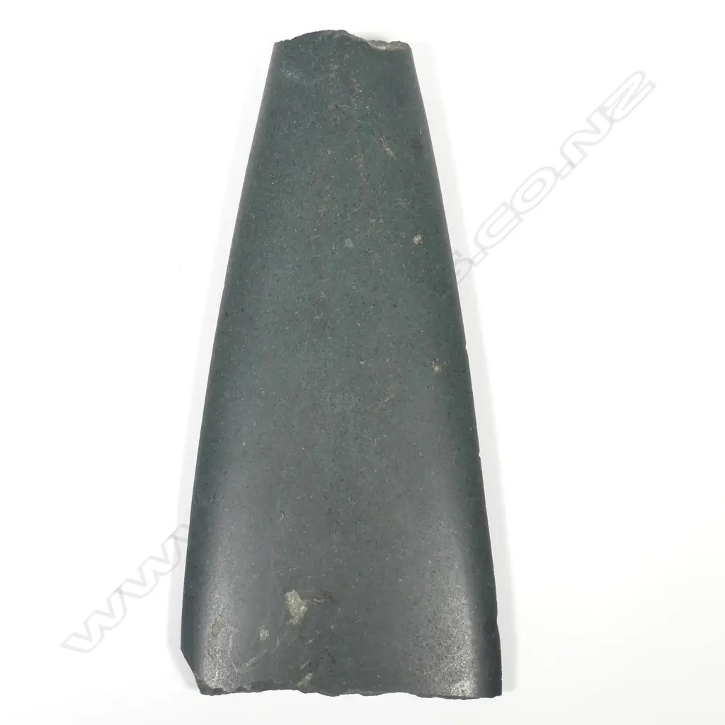 A pre-European Maori large patu onewa blade section Image 1++