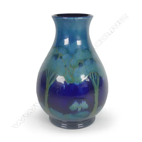 A William Moorcroft Moonlit Blue vase