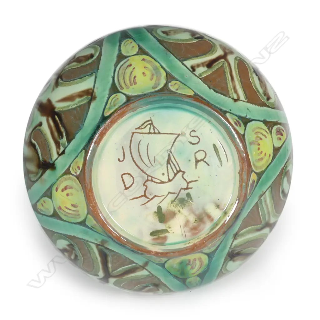 A late 19thC Della Robbia Pottery British studio pottery vase Image 1++