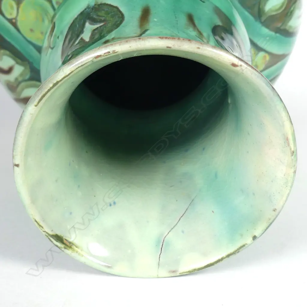 A late 19thC Della Robbia Pottery British studio pottery vase Image 1++