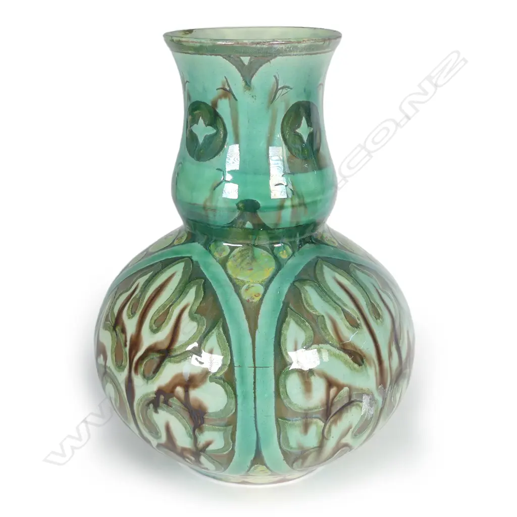 A late 19thC Della Robbia Pottery British studio pottery vase Image 1++