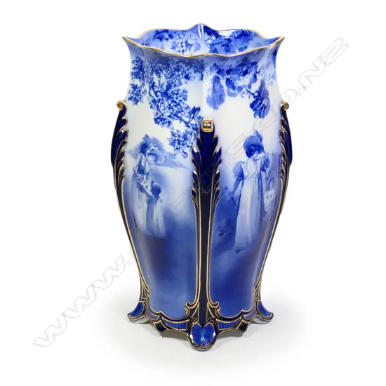 A rare Royal Doulton Blue Children series umbrella stand