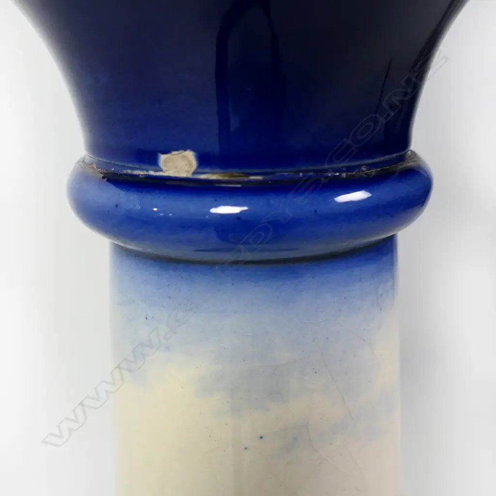 A Royal Doulton Blue Children series jardinière and stand Image 1++