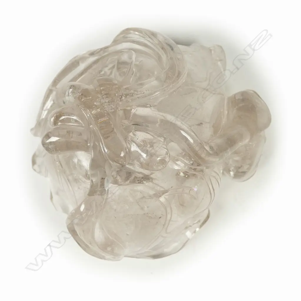 A small Chinese quartz libation cup Image 1++