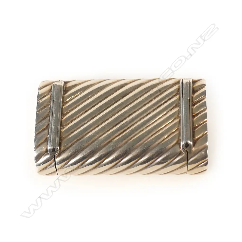 A .925 German silver double ended pill box Image 1++