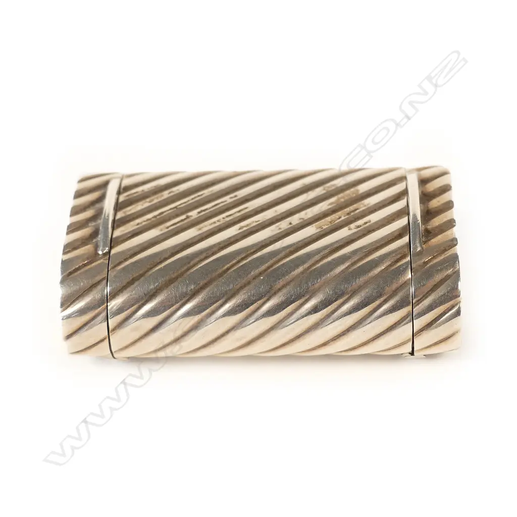 A .925 German silver double ended pill box Image 1++