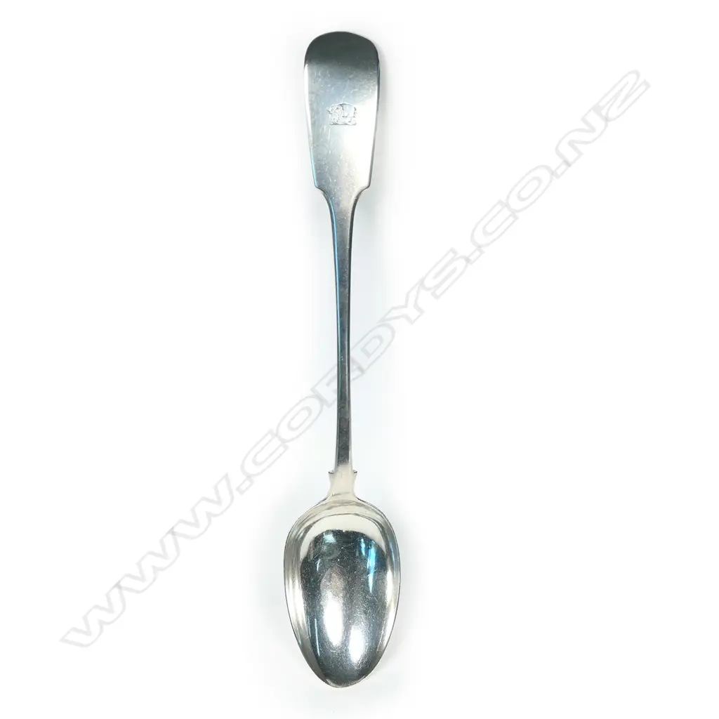 A George III silver serving spoon Image 1++