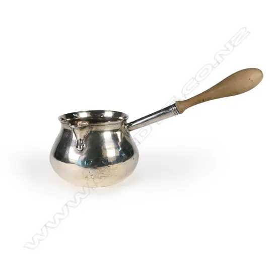 An early George II silver brandy warmer