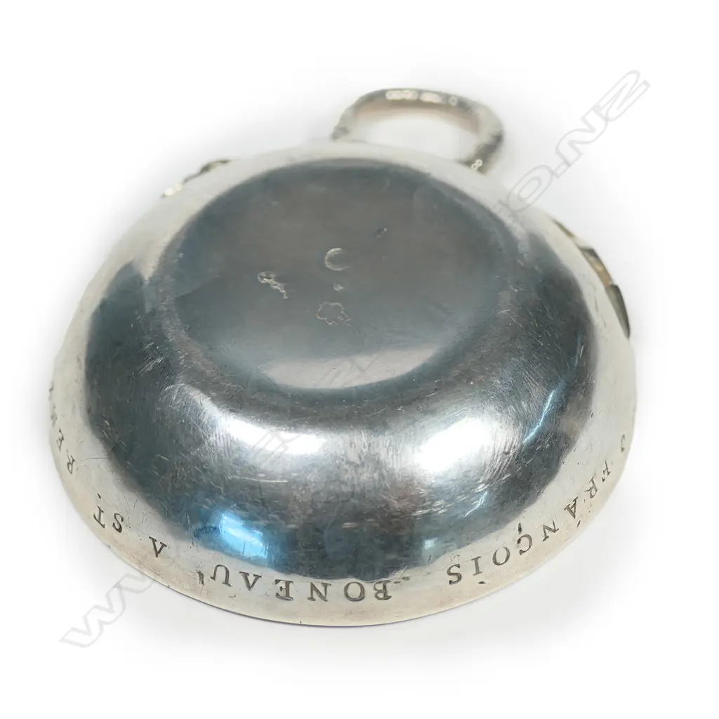 An early 19thC French silver sommelier's taste-vin by Claude-Nicolas Delanoy Image 1++