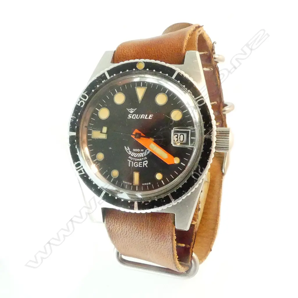 A Swiss Squale 'Tiger' 300m divers watch Image 1++