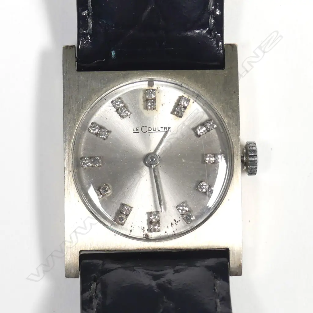A vintage LeCoultre gent's 14ct. white gold wristwatch Image 1++