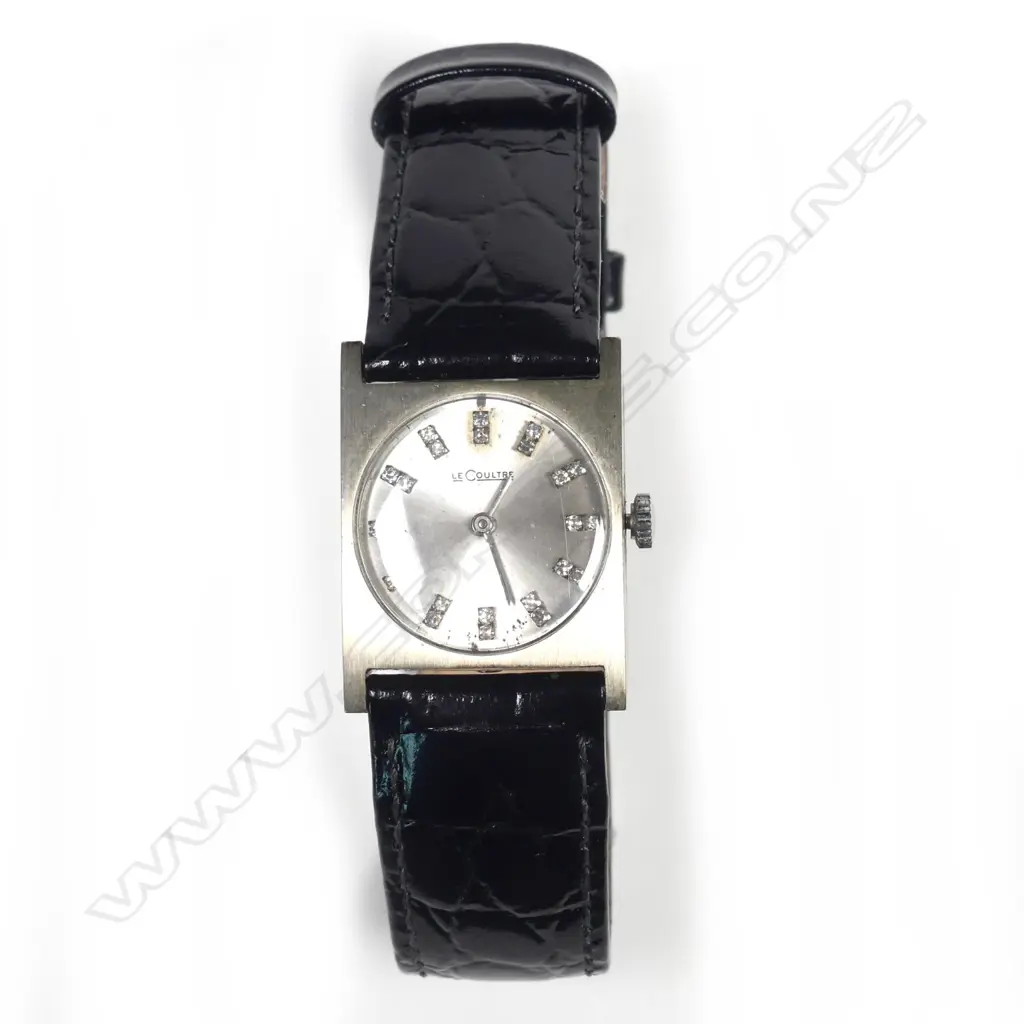 A vintage LeCoultre gent's 14ct. white gold wristwatch Image 1++