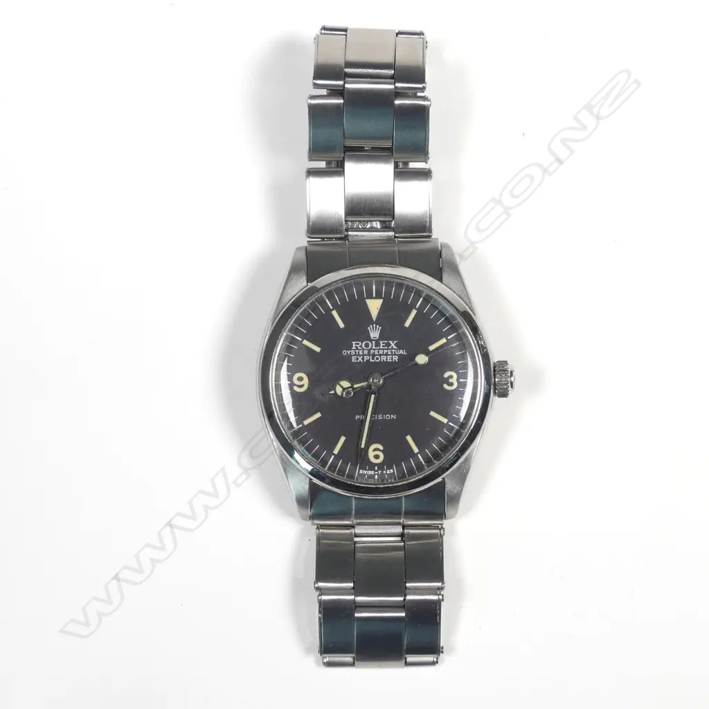 A Rolex ref 5500 Explorer stainless steel wristwatch Image 1++