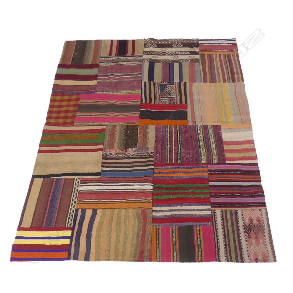 A Turkish patchwork kilim rug Image 1++