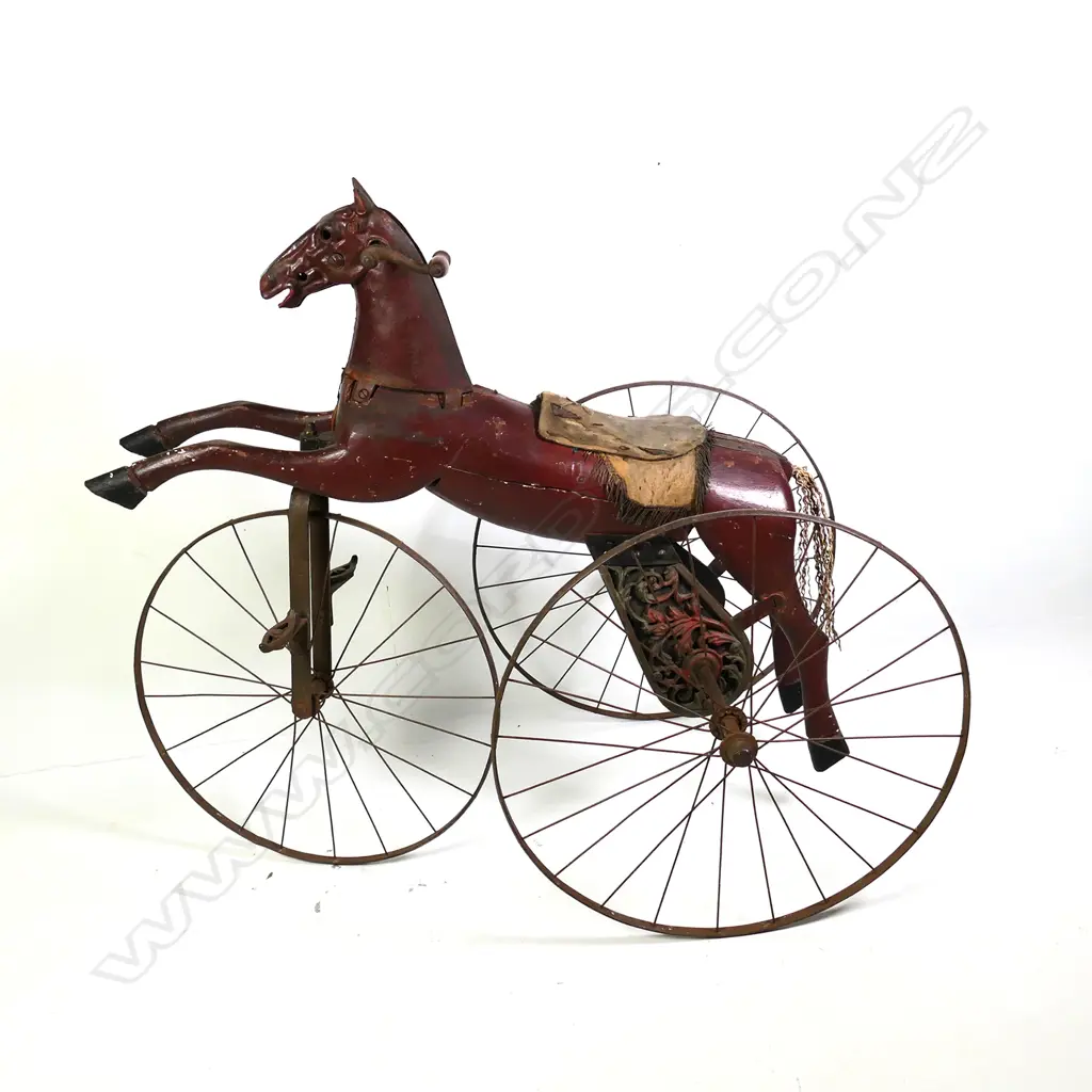 A Napoleon III horse toy tricycle c.1870 Image 1++