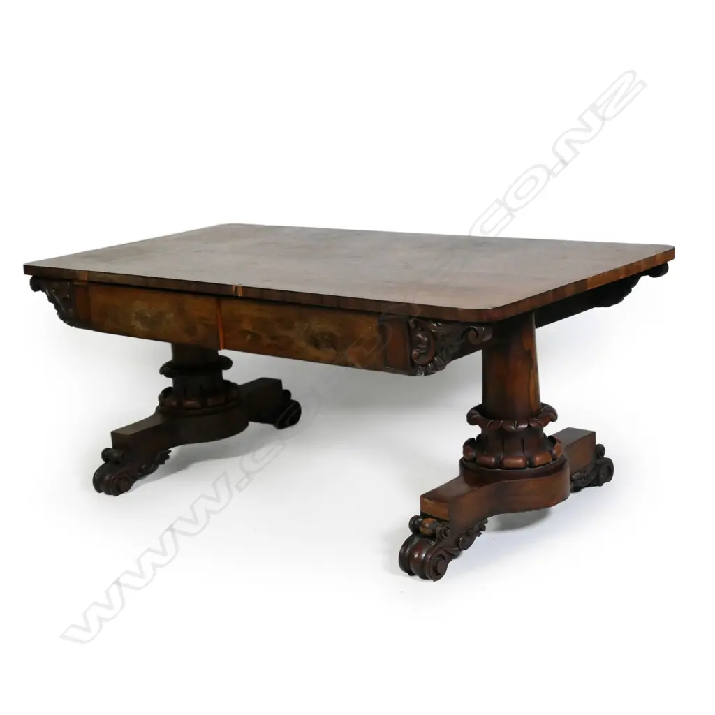 A Regency rosewood table Image 1++